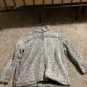 Alpine Gray Sherpa Fleece